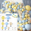 Cream Style Baby Shower Theme Balloon Garland Decoration Supplies Balloon Chain for Kids Birthday Party